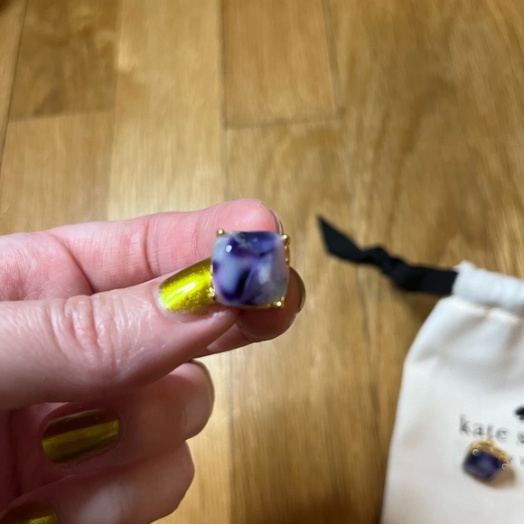 Light Purple Kate Spade Earrings - Picture 2 of 4